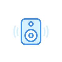 audio speaker icon, sound symbol vector