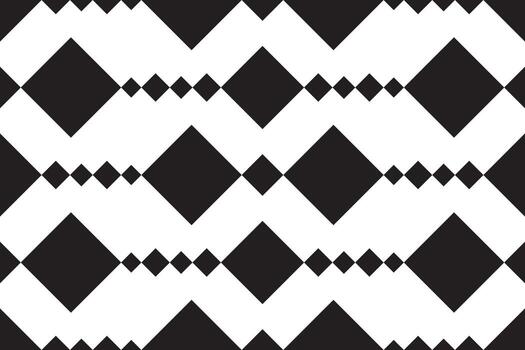 Seamless pattern with black and white colour background, geometric design pattern. Vector illustration.