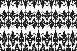 Seamless pattern with black and white colour background, geometric design pattern. Vector illustration.