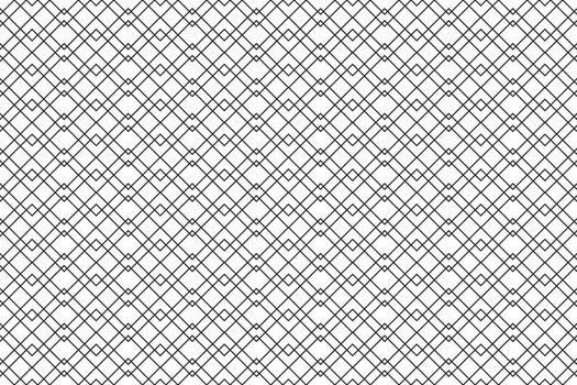 Seamless pattern with black and white colour background, geometric design pattern. Vector illustration.