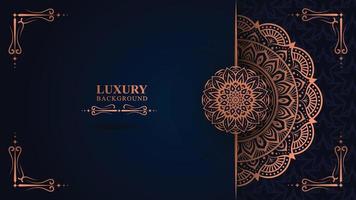 Luxury mandala background with golden arabesque pattern arabic islamic east style.decorative mandala for print, poster, book cover, etc vector