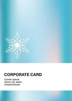 Merry Christmas and Happy New Year background, greeting card, corporate card, poster, holiday cover. Design templates with gradient, snowflakes in modern minimalist style for web, social media, print vector