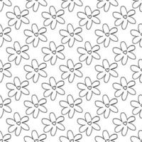 fondo floral transparente. patrón con flores vector