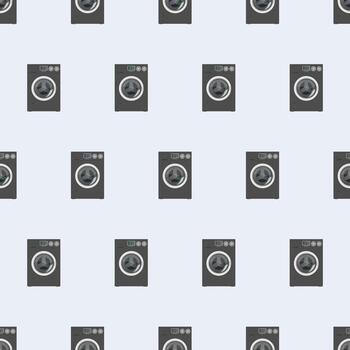 A seamless pattern with a clock on it vector