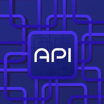 API technology, software development, vector