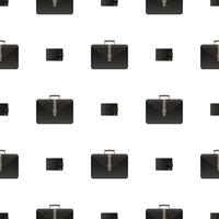 Suitcase and wallet seamless pattern. Suitable for postcards, wrapping paper, books and posters. Business theme. Vector illustration.