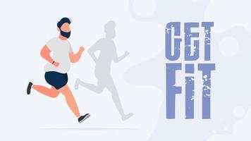 Get fit, running, running, running, running, running, running, running, running, vector