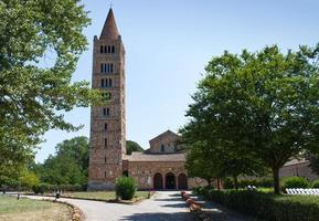 The Pomposa Abbey located in Codigoro, Ferrara. Italy. photo