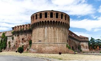 The medieval Rocca Sforzesca in Imola. Fortress of Imola. Bologna, Italy