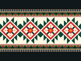 Geometric ethnic oriental pattern background. Design for texture, wrapping, clothing, batik, fabric, wallpaper and background. Pattern embroidery design. vector