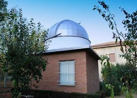 Astronomic observatory dome for a big optical telescope.