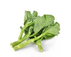 Kale on white background photo