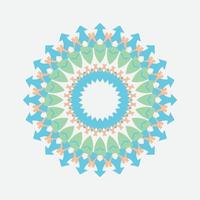 Smooth Mandala Background Design Vector