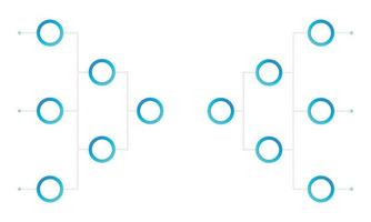 Tournament bracket for game on white background. Template playoff grid. Blank playoff schedule. Vector