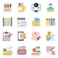 Pack of Stationery Instruments vector