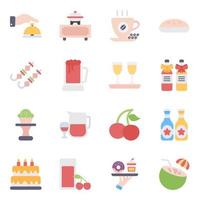 Pack of Drinks vector