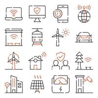 Pack of Smart Devices, Technology vector