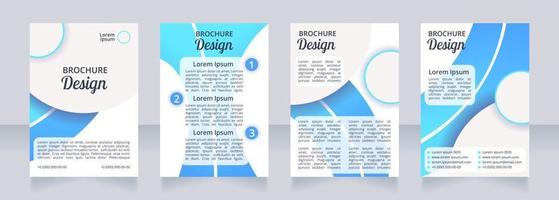 Nutrition for pregnant women blank brochure layout design vector