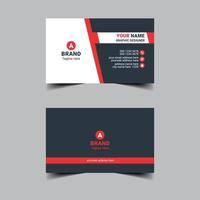 Creative corporate business card template vector