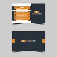 Creative corporate business card template vector