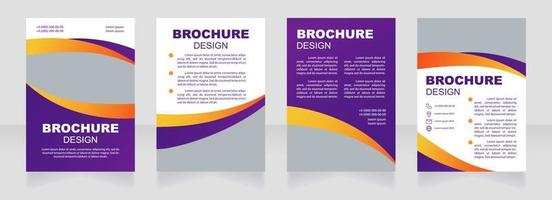 Health treatment blank brochure design vector