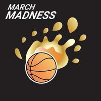 Print march madness, this design is perfect for banner designs, posters, backgrounds, wallpapers, gift cards, and gift cards vector