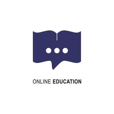 Simple education logo design template. Book icon emblem for courses ...