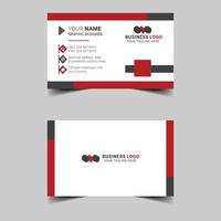 Creative corporate business card template vector