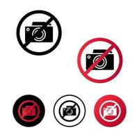 Abstract No Image Photography Icon Illustration vector