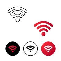 Abstract Wifi Icon Illustration vector