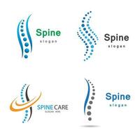 Spine logo images vector