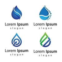 Water drop logo images vector