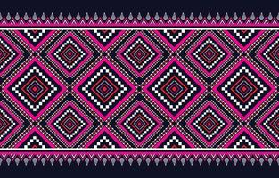Patrones geométricos étnicos tribales tradicionales indígenas. diseño de fondo, alfombra, papel tapiz, ropa, abrigo, batik, ilustración de vector de estilo de bordado