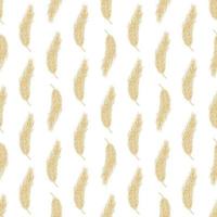 Seamless pattern of Pine tree branch, Christmas new year background, hand drawn botanical print. Vector seasonal wallpaper, winter textile fabric