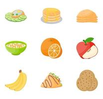 Trendy Pancakes Concepts vector