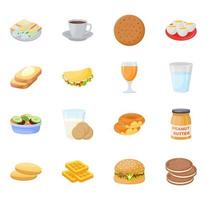 Set Of Breakfast vector