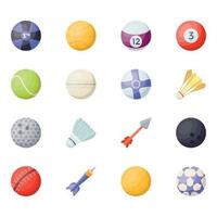 Set Of Sports Balls vector