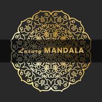 Luxury Mandala Gold Ornament vector