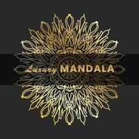 Luxury Mandala Gold Ornament vector