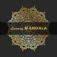 Luxury Mandala Gold Ornament vector