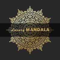 Luxury Mandala Gold Ornament vector