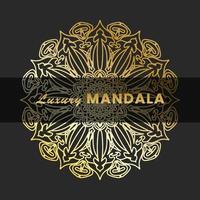 Luxury Mandala Gold Ornament vector