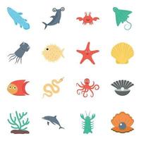 Underwater Creature Concepts vector