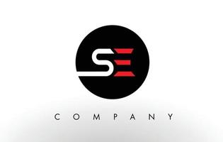 SE Logo.  Letter Design Vector. vector