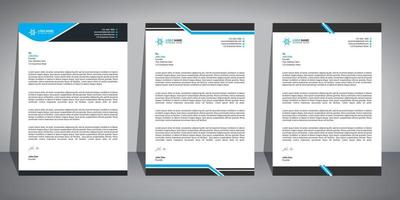 Creative letterhead design template vector