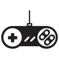 console joystick retro vector line for web, presentation, logo, Icon Symbol.