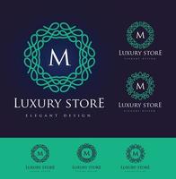 Luxury Logo Monogram Icon Vector