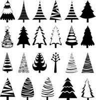 Sprue trees vector collection