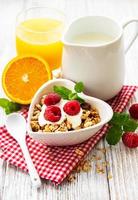 desayuno saludable en una mesa
