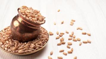 Crunchy Rusk or Toast for healthy life with wheat for breakfast. photo